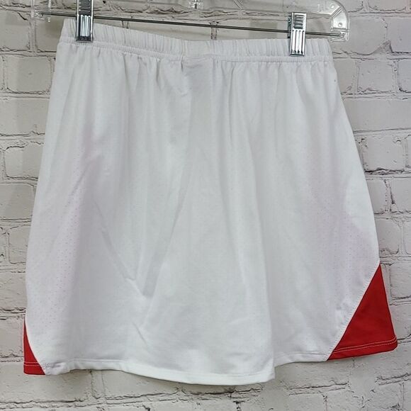 Under Armour Women's Athletic Skirt Red/White Nylon Mesh Tennis Golf Size SMALL - Picture 5 of 7